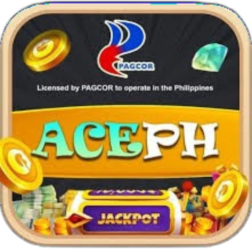 ACEPH casino games shown in a mobile browser on an Android phone